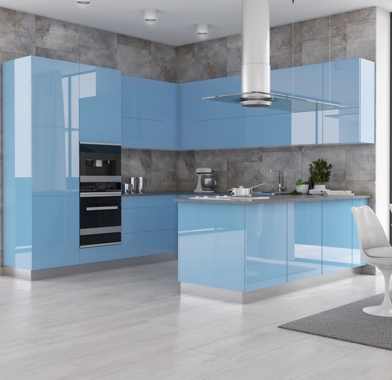 קריסטל מבריק תכלת