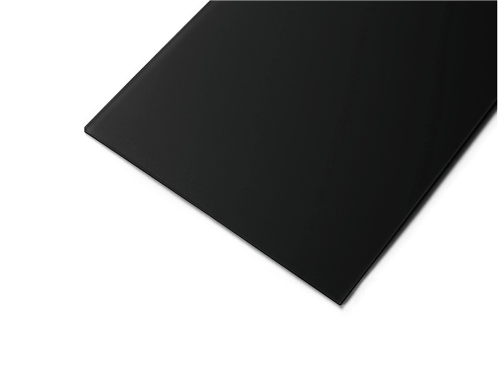 קריסטל מט 2800X1300X2ממ 2016L שחור PIANO