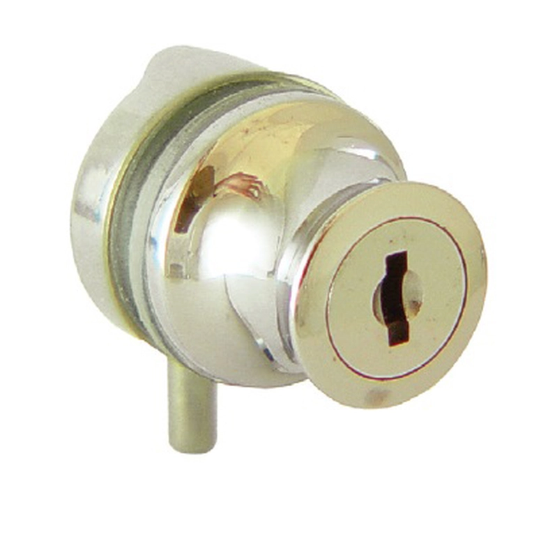 מנעול צלינדר לדלת זכוכית עובי 10-12ממ (פתיחה)