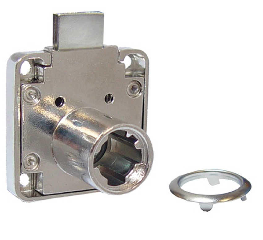 בית מנעול 19X22 מגירה ניקל