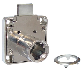 בית מנעול 19X22 מגירה ניקל