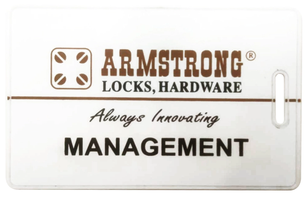 כרטיס 85X55 ממ מנהל למנעולים BK-001 SDWS