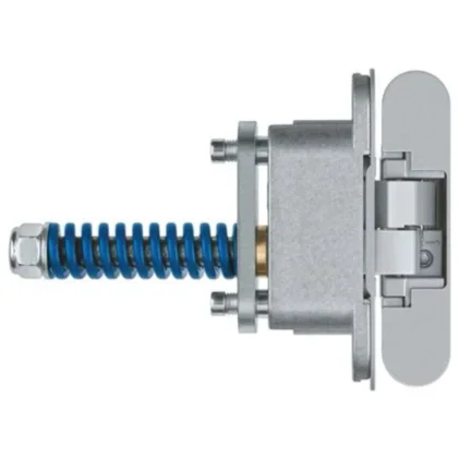 ציר סמוי מתכוונן סגירה עצמית למשקל דלת 20-40קג כרום סאטן