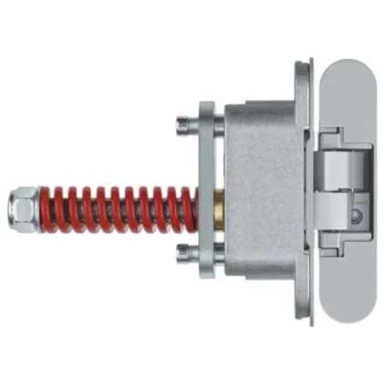 ציר סמוי מתכוונן סגירה עצמית למשקל דלת 40-60קג כרום סאטן