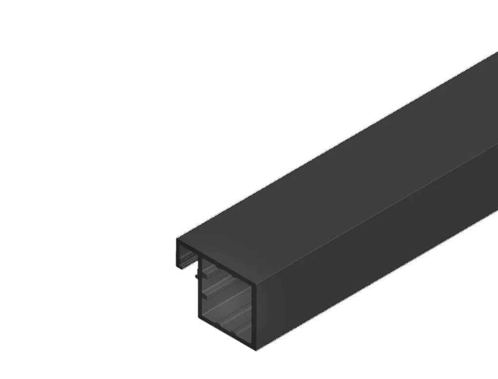 פרופיל חזיתות 3050ממ למערכת PB30 שחור