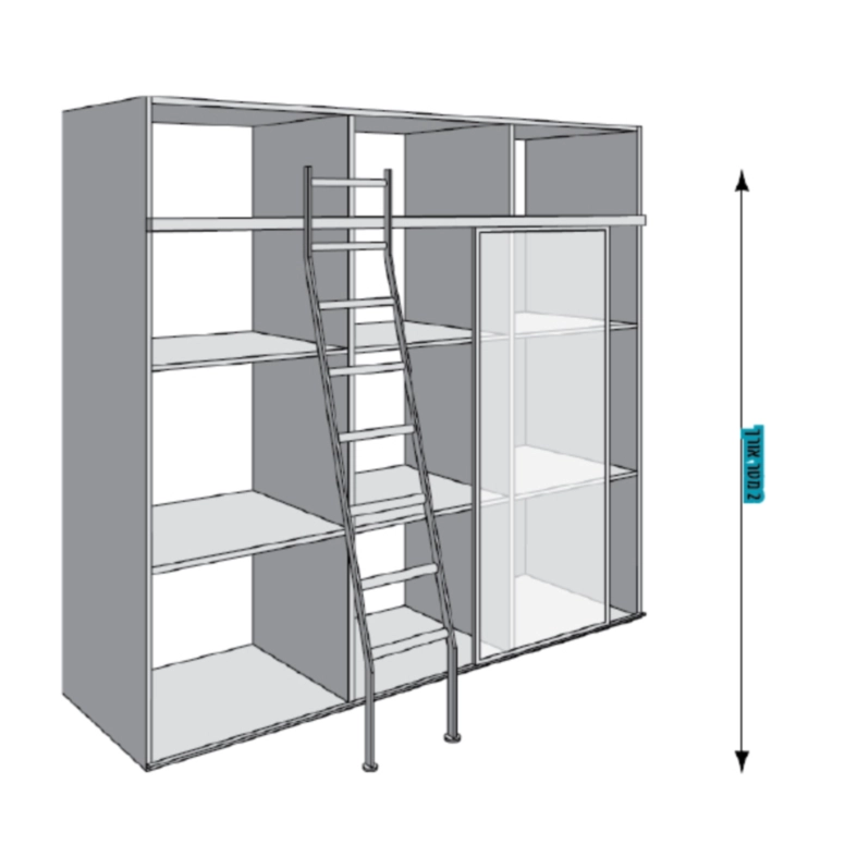 מערכת מסילה לסולם + אביזרים