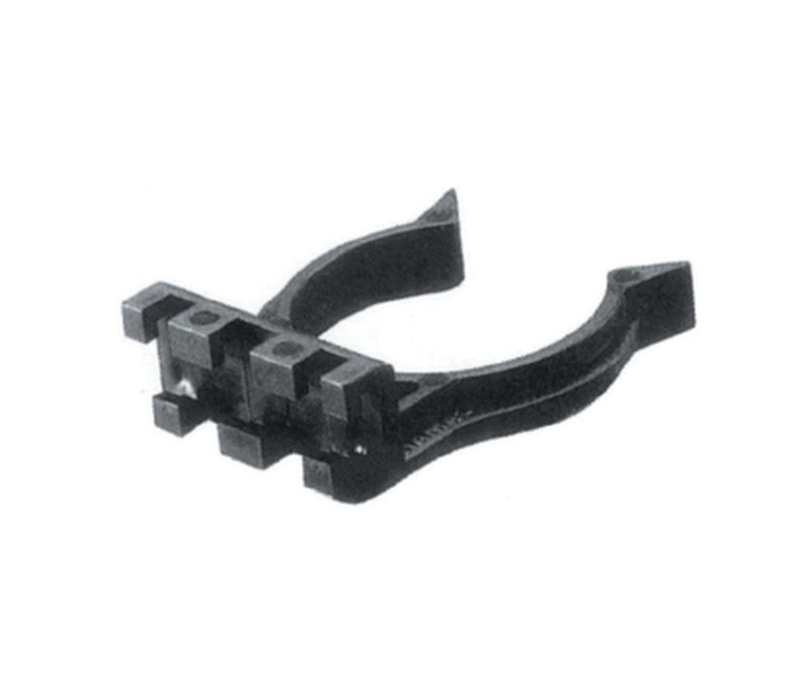 תופסן אומגה לרגל 70 ממ לסוקל עץ/פלסטיק