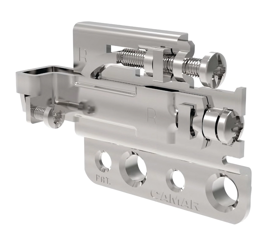 מתלה 801 ליח עליונה גלוי מתכת ונעילה שמאל