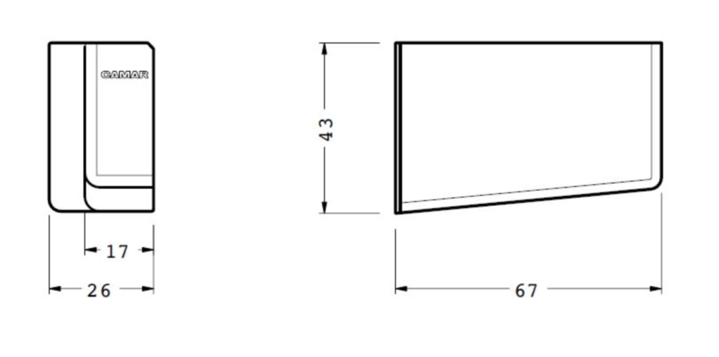 כיסוי לבן למתלה 806 ימין