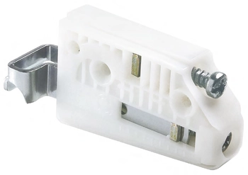 מתלה 806 ליח עליונה גלוי פלסטיק חיבור בלחיצה שמאל