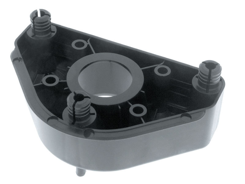 בסיס לרגל 70 ממ דגם 470 עם 3 קדחים 10 ממ דיבל