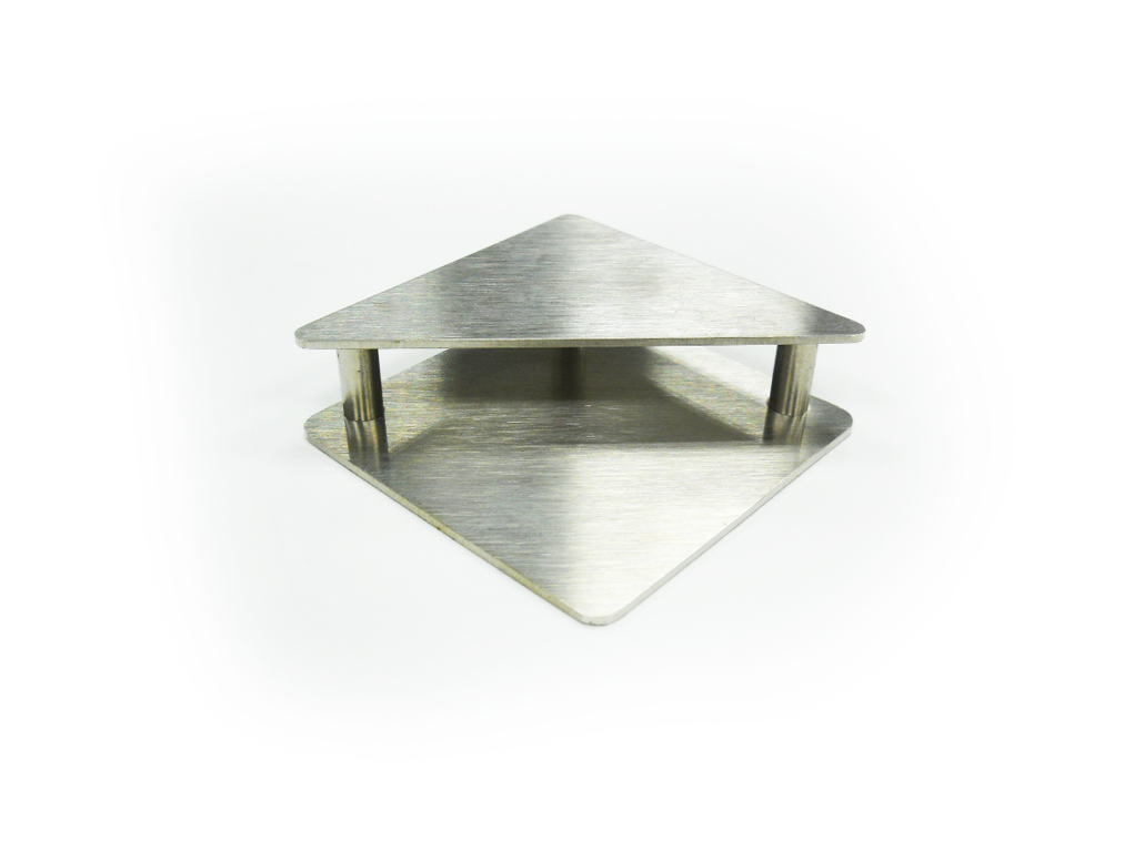 בטרפליי 64 נירוסטה + לוחית מרובעת