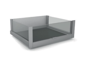 זכוכית אפורה לחזית סקאלה גבוהה 1000X146X6ממ G000G-1000