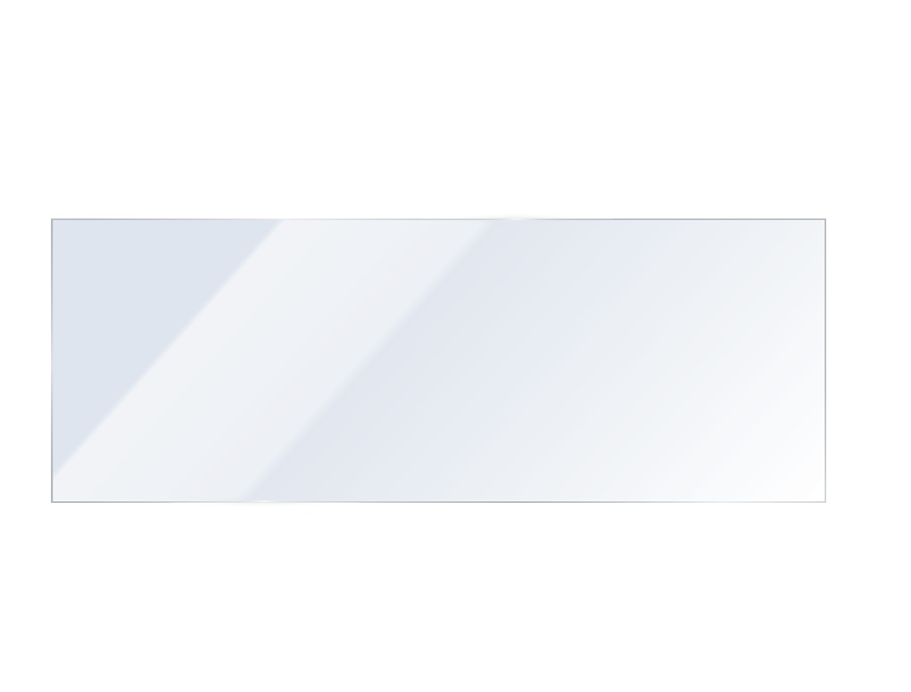 הגבהה זכוכית שקוף XP 40 ס"מ