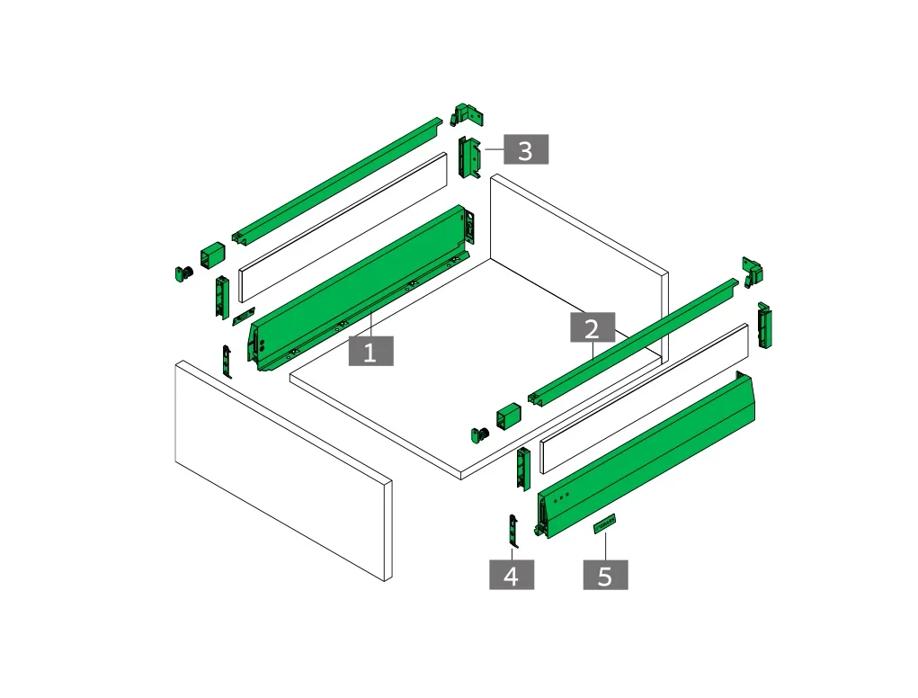 הגבהה זכוכית שקוף וואן 40סמ 392X66X8ממ