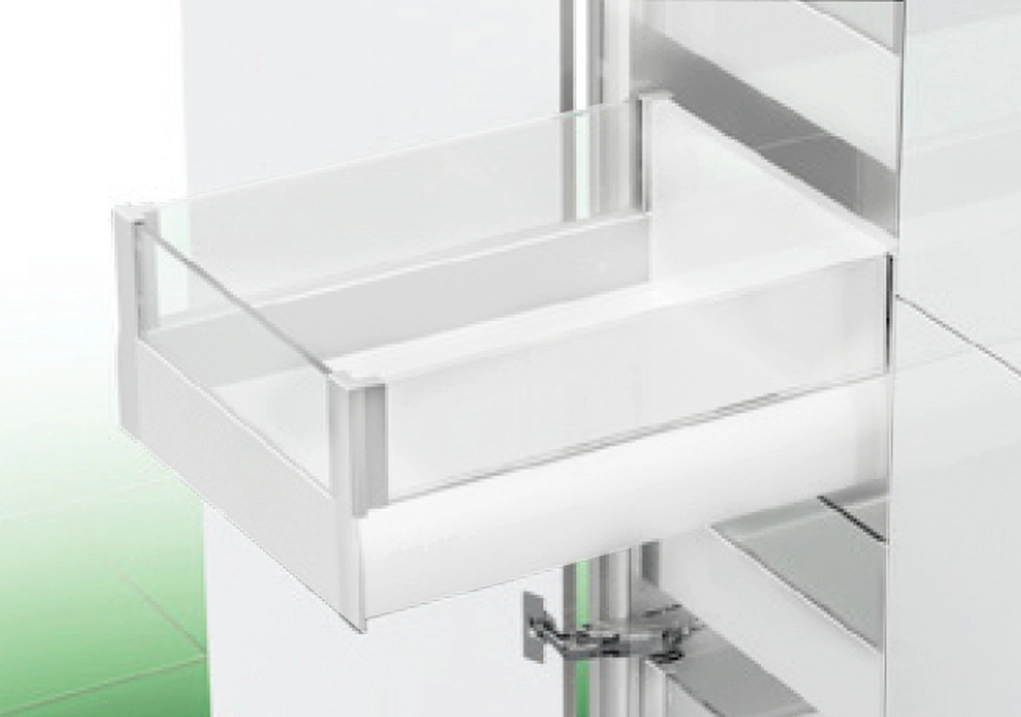 חזית 120סמ נ.פ.דהלקס קריסטל לבן + תופסנים