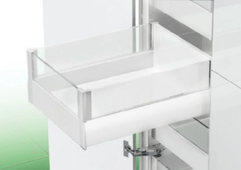 חזית 120סמ נ.פ.דהלקס קריסטל לבן + תופסנים