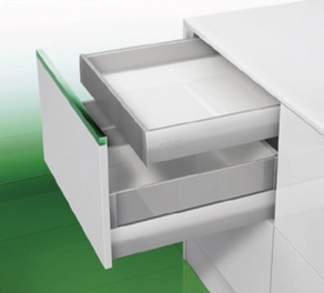 חזית 120סמ נ.פ.דהלקס נמוכה אפור מטאלי + תופסנים אפורים