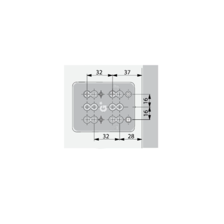 תופסן הרחקה לבן-פרו 25 ממ (PU100)