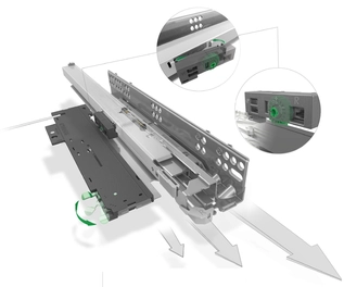 סט טאצ לאצ + מוט סנכרון למסילה דיינה פרו