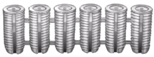 מארז 100 דיבל פלסטיק 5X12ממ טבעי שרשרת