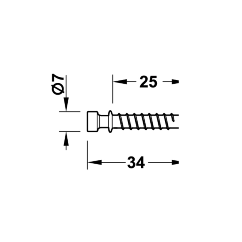מארז 100 מקבע ידני לגב ארון Ixconnect