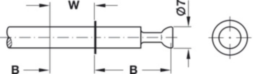 מארז 100 בורג המשך MINIFIX 34/8/19 מגולבן