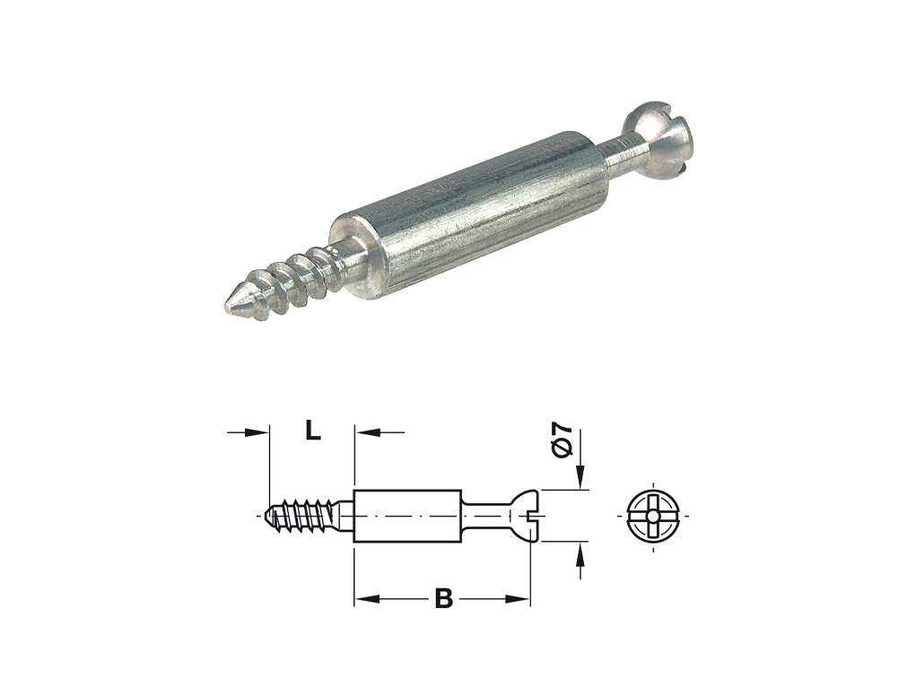 מארז 100 בורג ישיר ל-3 ממ