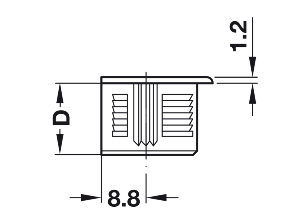 מארז 100 רפיקס 20 ניקל ללוח 16 ממ