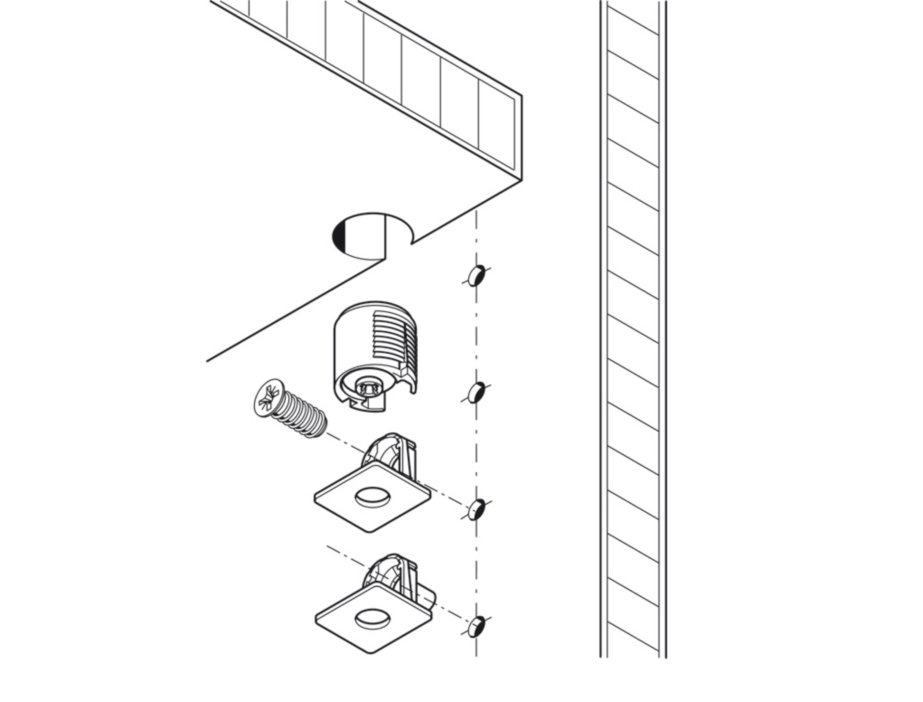 מארז 100 מחבר לוח 29 שחור