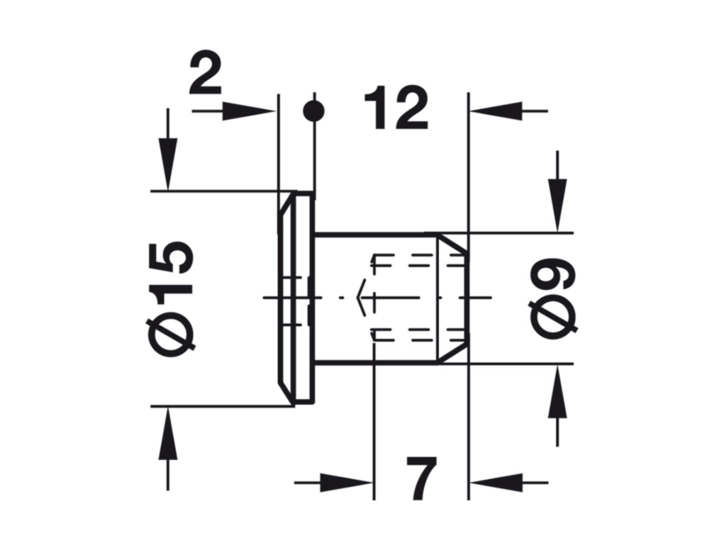 מארז 100 אום כיפה 6X12X9ממ PE-ZZ20FZN