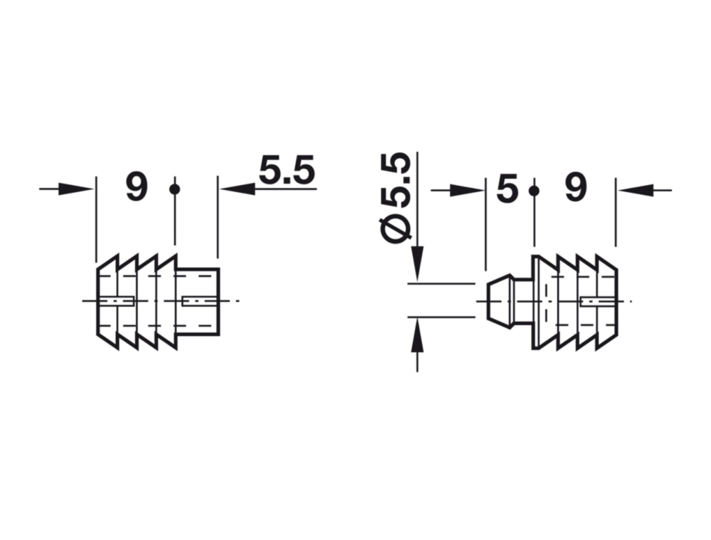 מארז 100 מחבר לחץ לבן
