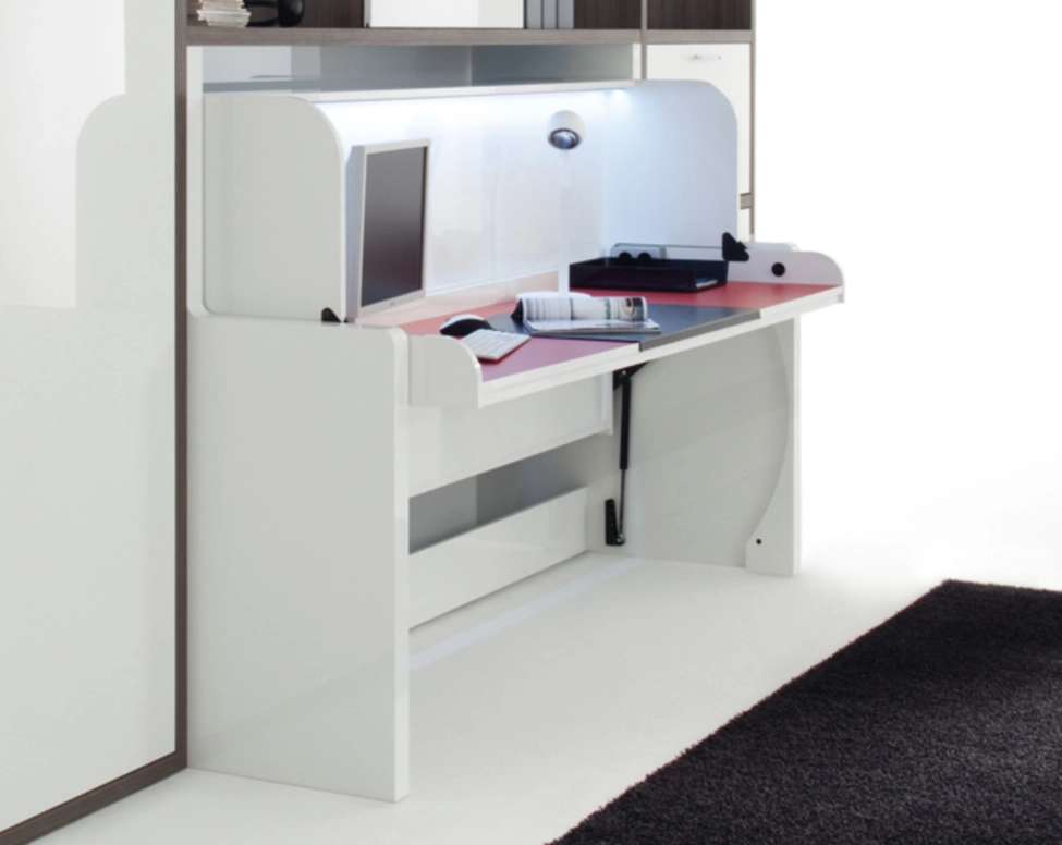 סולם עם וו ומעקה בטיחות