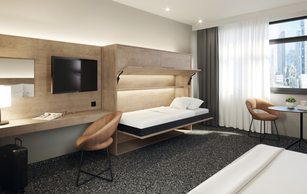 מיטה מתקפלת לרוחב