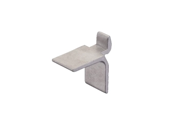 מארז 100 תומך מדף אלומיניום בהיר למוט H28312013