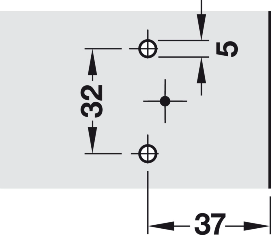 בסיס לציר מיני גובה 0 עם ברגי יורו