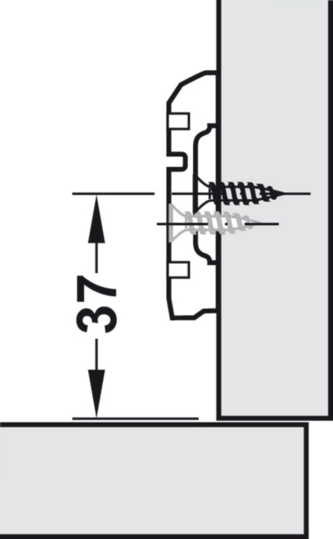 בסיס לציר 6 מ"מ