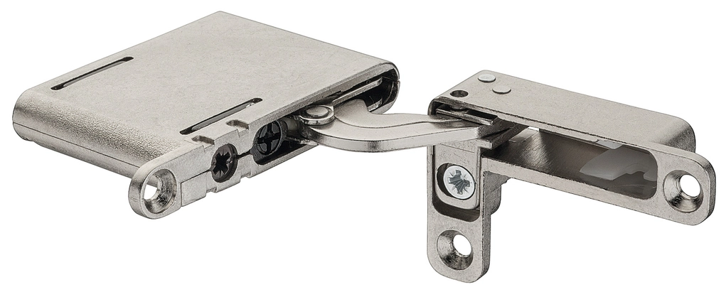 ציר מיוחד לעץ עובי 18-32ממ סגירה רכה ניקל