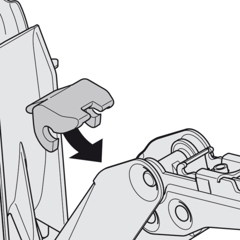 זוג מגבילי פתיחה ל90 מעלות קלפה פרי מיני (PU10)