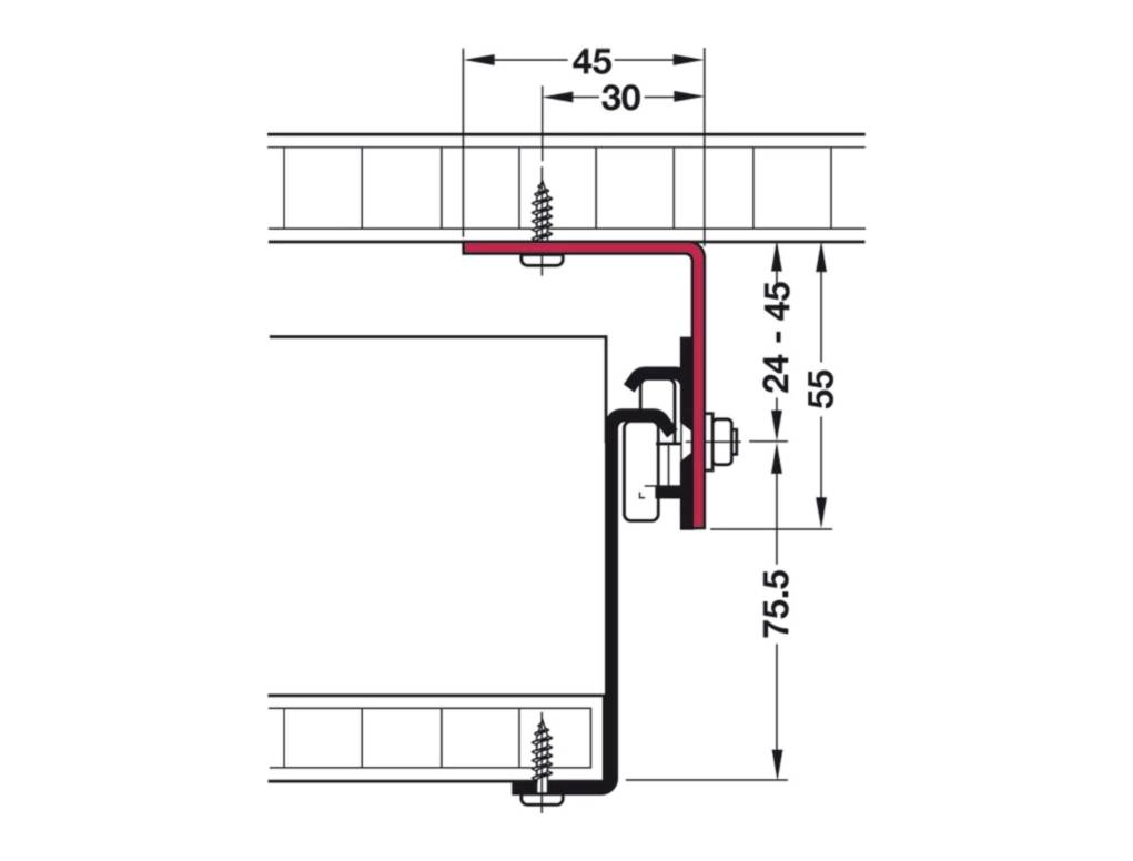 זוית חיבור 6196/HWK כסוף