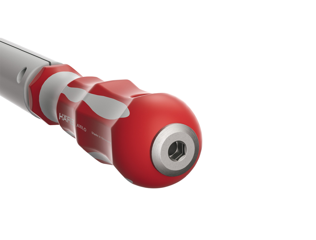 ידית כיוונון לרגלית פלסטיק AXILO 48 למברגה עם הטיה