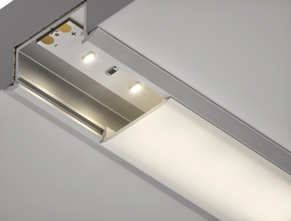 פרופיל תאורה שקוע אלכסוני 2.5 מ' H83374845