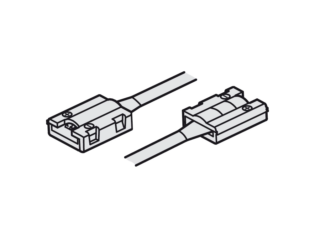 כבל חיבור לד סיליקון ללד סיליקון 500ממ