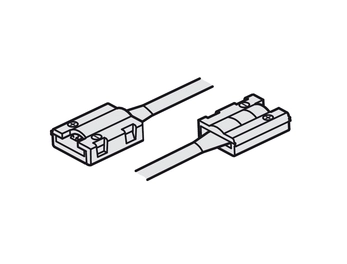 כבל חיבור לד סיליקון ללד סיליקון 500ממ