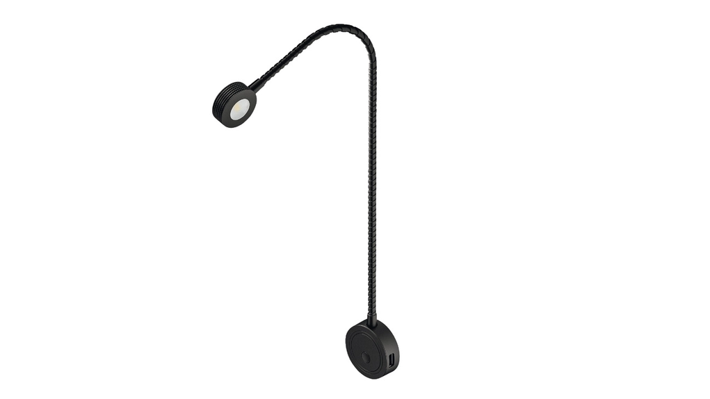 תאורת LED גמישה עם USB מובנה שחור 12V