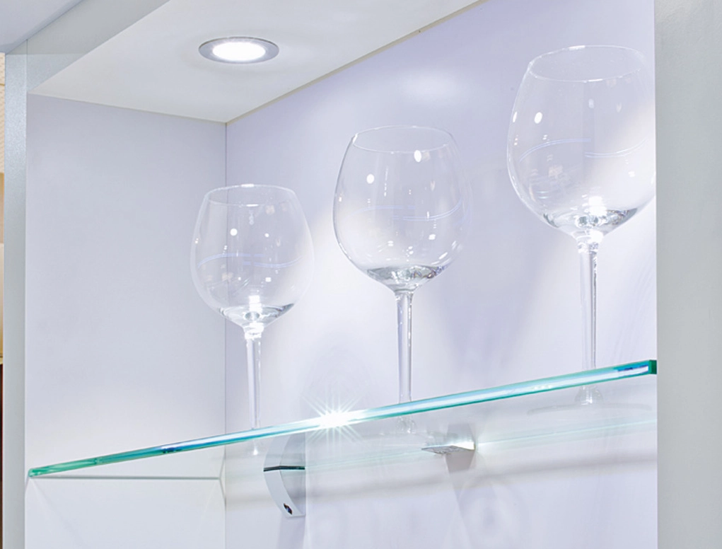 חובק זכוכית מואר 40 מ"מ אור לבן 0.2W