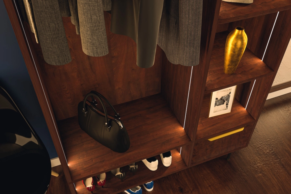 גליל לד 4ממ קשיח לחריץ 4X10ממ 4X3000ממ צהוב חם V12 3000K