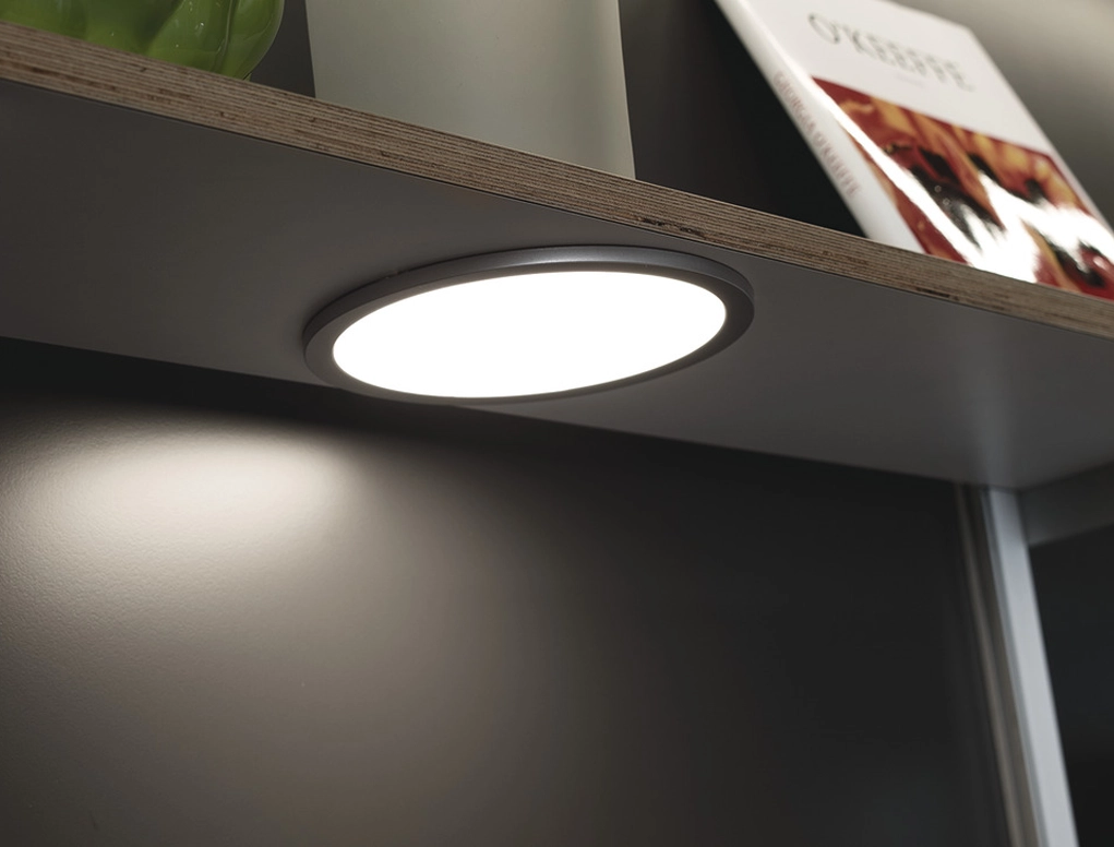 ספוט עגול 180ממ גימור אלומיניום אור לבן 4000K