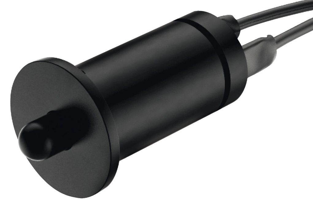 מפסק לחיצה לדלת שחור לקדח 12ממ