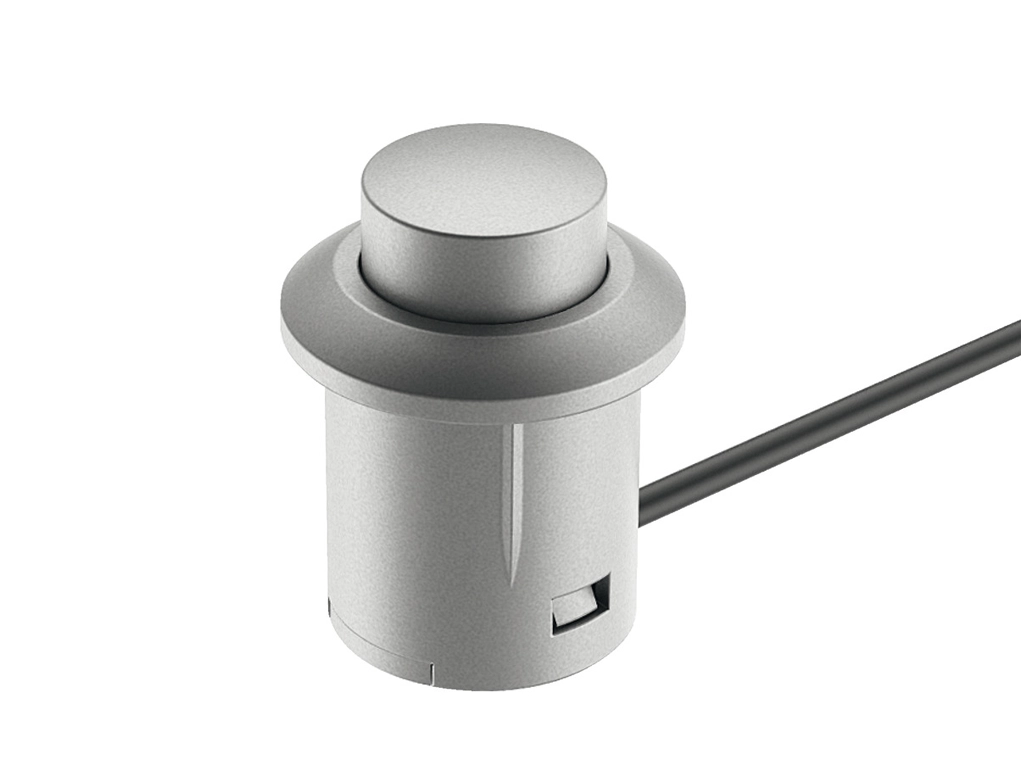 מפסק לחיצה ידני אפור לקדח 11.8ממ